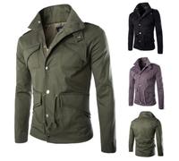 Blouson Femme - FUNMOON - Militaire - Haute Qualité - Style Britannique - Grande Taille XL