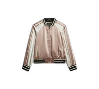Superdry Suikajan Embroidered Bomber Jacket Beige 2XL Femme