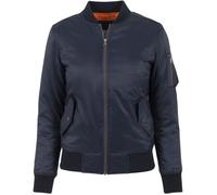 Urban Classics Femme Ladies Basic Bomber Jacket Blouson, Bleu - Blau (Navy 155), XS EU
