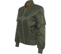 Urban Classics Femme Ladies Basic Bomber Jacket Blouson, Vert - Grün (Olive 176), XS EU