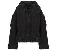 Blouson femmes Guess EZRA OVERSIZE FAUX FURE Noir EU XS