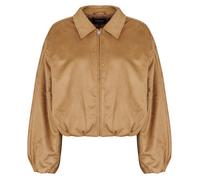 Blouson femmes Only ONLFIONA FAUX SUEDE PADDED BOMBER Beige EU M