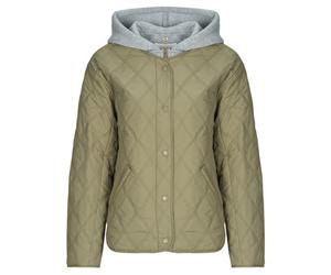 Blouson femmes Only ONLRISSO LIFE HOOD QUILT JACKET Vert EU M