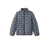 Blouson fille Name it Nkfmem Flower Bleu 11 ans