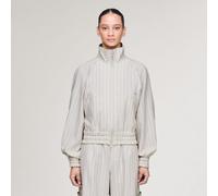 BLOUSON FINES RAYURES SPORT UNIFORM Y-3 Chalk Pearl L