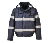 Blouson Froid Pluie Portwest Iona Lite Bleu Marine 3XL
