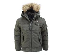 Doudoune de ski enfant Peak Mountain Ecoflik Vert 5 ans