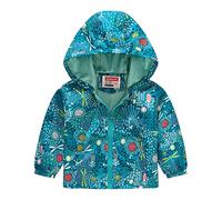 Blouson Garçon Fille Vestes Coupe Vent Garçons Blousons Automne Hiver Enfant Manteaus Capuche Réversible Doublure Polaire Maille pour Randonnée Printemps