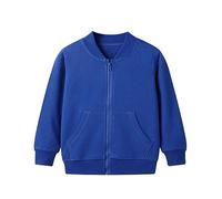 Blouson Garçon Fille Vestes Coupe Vent Garçons Blousons de Léger Manteaus Réfléchissante Enfants Doublé Enfant Zipper Poche pour Scolaire Capuche