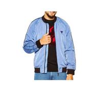 Blouson Guess Homme Mineral Wash Bleu Synthétique XS