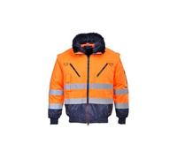 Blouson haute visibilité PJ50MOrange/Marinetaille