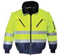 Blouson haute visibilité PORTWEST PJ502XLJaune/Marinetaille G