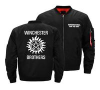 Blouson Homme Baseball Zippée Super.natur-al, Veste Homme Mi Saison avec Col Montant, Bomber Jacket Homme pour Outdoor Décontracté, travel(Black,XXL)