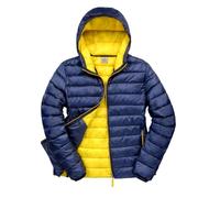Blouson homme doudoune à capuche Result Bleu / Jaune M