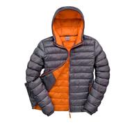 Blouson homme doudoune à capuche Result Orange L