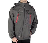 Blouson Homme Gris Geographical Norway Techno - Manches longues - Col montant - Poches sur la poitrine XXL