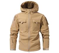 Blouson Homme Hiver Chaud - Veste Softshell Fonctionnelle pour Homme Confortable et Polyvalente en Tissu Respirant pour Activités Extérieures et Usage Quotidien