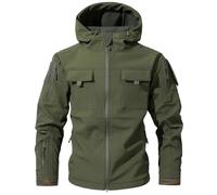 Blouson Homme Hiver Chaud - Veste Softshell Fonctionnelle pour Homme Confortable et Polyvalente en Tissu Respirant pour Activités Extérieures et Usage Quotidien