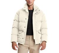 Blouson Homme Hiver Veste Doudoune Longue Mi Saison Coupe Vent Chauffante Matelassée Legere Randonnée Manteau Bombers Habillé Doudounes De Parka Chaude Softshells Long Manteaux Et Blousons,3XL