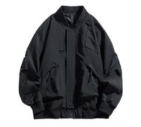 Blouson Homme Mi Saison Jackets Automne Hiver Décontracté Color Plus Taille Big and Tall Fermeture Éclair Extérieur Sport Manteau Jacket