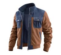 Blouson Homme Mi Saison, Veste Coupe-Vent décontractée et colorée avec de Multiples Poches, idéale au Quotidien. Parfaite pour Le Streetwear.