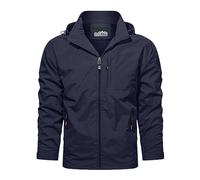 Blouson Homme Printemps Mi Saison Veste Parka Zippé Automne Décontractée Bombers Noir Chaude Manteau Coupe Vent Legere Grande Taille Chic Jacket Bomber