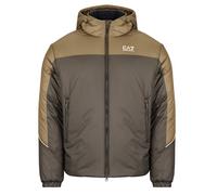 Blouson hommes Emporio Armani EA7 TRAIN ATHLETIC COLOUR BLOCK PUFFY JACKET Marron EU M