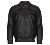 Blouson hommes Harrington FONZIE FAUX LEATHER Noir EU S