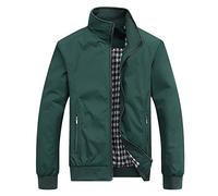 Blouson Hommes Léger été Vestes Casual Coupe-Vent Transition Bomber Blouson