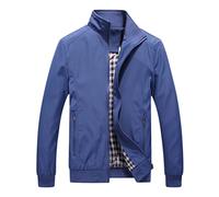 Blouson Hommes Léger été Vestes Casual Coupe-Vent Transition Bomber Blouson