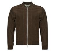 Blouson hommes Selected SLHARCHIVE BOMBER SUEDE JKT NOOS Marron EU XXL
