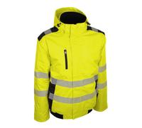 Blouson jaune haute visibilité 100% polyester enduit PU - SINGER - BRAVA L