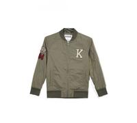 Blouson - KAPORAL - Roov - Kaki - Garçon - Veste multi patch à col teddy 12 ans