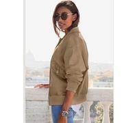 Blouson léger aux détails couleur or - French Connection - kaki KAKI XS