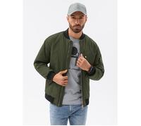 Blouson léger et transitoire zippé - Ombre - Pour Homme - Vert olivier S