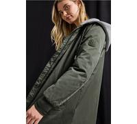 Blouson long avec capuche