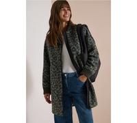 Blouson long contenant de la laine