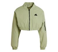 Adidas Blouson Bomber City Escape matelassé Vert Taille M Femme