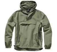 Blouson militaire - Brandit - Coupe-Vent Léger - Olive - Coupe-vent - Capuche intégrée S