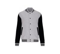 Blouson molleton Kariban - oxford grey/black XS