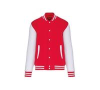 Blouson molleton Kariban - red/white XS