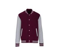 Blouson molleton teddy unisexe KARIBAN - Wine XS