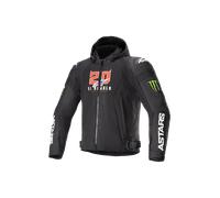 Alpinestars FQ20 Zaca Air Monster, veste textile imperméable 4XL Noir/Blanc Noir/Blanc