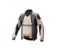 Blouson Moto Alpinestars Halo Drystar Foncé Kaki/Sable/Jaune FluoXXL Foncé Kaki,Sable,Jaune Fluo