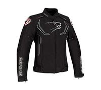 Blouson moto Bering Lady Guardian noir blanc rouge T1 38