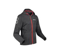 Bering Profil, veste en textile L Noir/Rouge Noir/Rouge