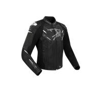Blouson Moto Bering Snap Noir/BlancL Noir,Blanc