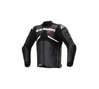 Alpinestars Atem V5, veste en cuir 50 Noir/Blanc Noir/Blanc