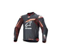 Blouson Moto en Cuir Alpinestars GP Plus R V4 Rideknit Noir/Rouge/Fluo Blanc52 Noir,Rouge,Fluo Blanc