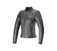 Blouson Moto en Cuir Femme Alpinestars Tory NoirXS Noir